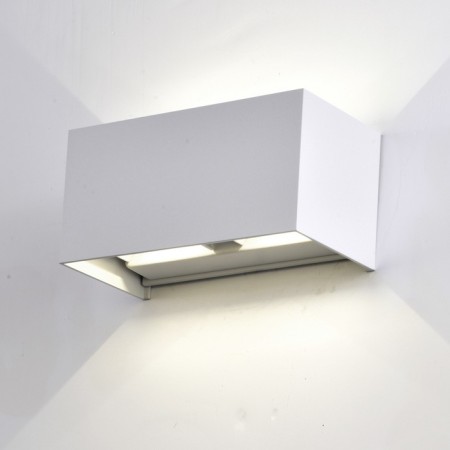 Street lamp Mantra Davos, LED, 2200LM, 3000K, 200x100x100 mm, matte white color-1