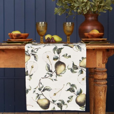 The path to the Ethel table is 40x149cm, 100% cotton, sarzha 190 g/m2