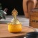 Kurilnitsa for incense powder and cones "bag", yellow, 10.5x6.9 cm