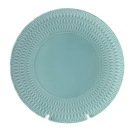 Plate flat Cmielow Sofia "Blue Glaze", D = 28 cm