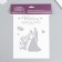Plastic stencil "Wedding" 16x24 cm
