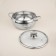 Stainless steel pan Sl Home "Olla", 4 l, d = 22 cm, h = 10.5 cm, with a lid, the capsule, induction