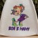 Bath cap with a children's print "All in mom"