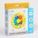 Aquacrice inflatable developing water rug "Flower", 65x65 cm.