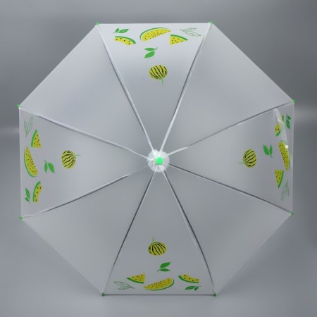 Umbrella - a semiautomatic “fruits” cane, 8 knitting needles, r = 45 cm, mix drawing-6