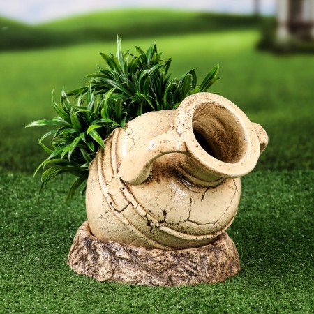 Pot "Amphora Lada" Small, with a tray