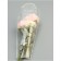 Package Flower cone, "happiness", pink, 24x9x44cm ± 1cm