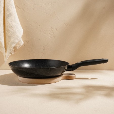 Aluminum pan with anti -stick coating SL Home, D = 28, H = 5 cm, black color-2