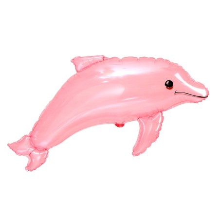Foil ball 34 "Cute dolphin", the color is pink