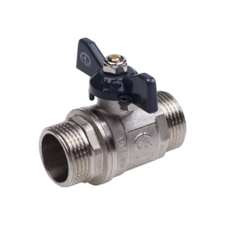 Ballic Aqualink, Pn 50, external/outer thread 3/4, "butterfly, nickel.