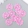 The workpiece of Foamiran "Flower" 2.5 cm, thickness. 1mm, set 10 pcs, pink