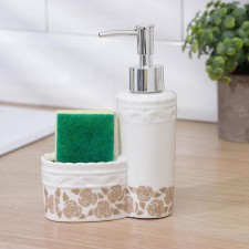 A dispenser for a detergent with a stand for the sponge of the Rosa Golden Dilan, 200 ml