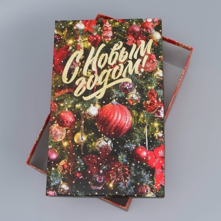 Gift box "Christmas tree toys", 32.5 x 20 x 12.5 cm, New Year-3