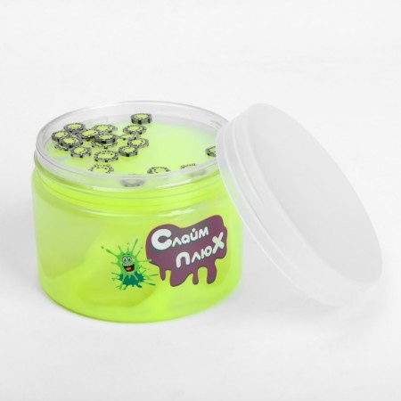 Two -layer slime "Sea" with charming, yellow, 350 g-7