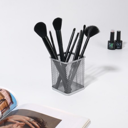Storage for storage of manicure/cosmetic supplies, 9.5 × 8 cm, silver color-5