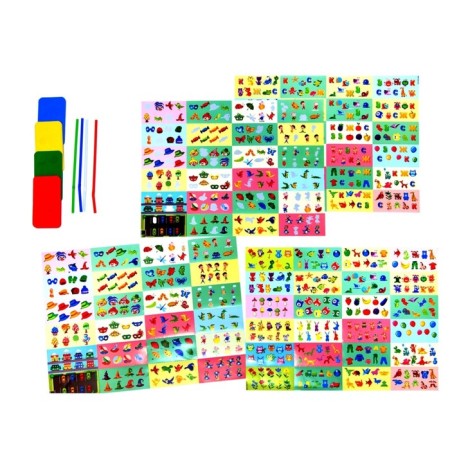 Board game "Cotton-Toto. By color with a tube "-3