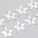 Stick plastic rhinestones "Star" 12 pcs on a sheet 7.2x17.7 cm