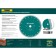 Diamond disk Kraftool 36682-230, segmented, d = 22.2 mm, 230 mm