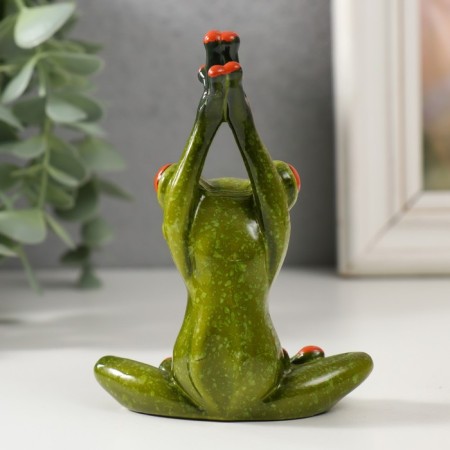 Souvenir Polystone Lac "Frog - Yoga" MIX 7x9.5x4 cm-2