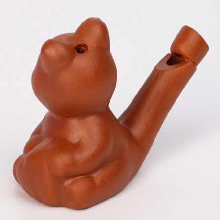Ceramic “Bear” whistle for painting 3.5 × 6.5 × 5.5cm-4
