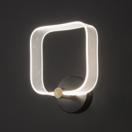 Sconces "quorum" LED 8W 3000-6000K Black 25x20x6cm-3