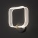 Sconces "quorum" LED 8W 3000-6000K Black 25x20x6cm