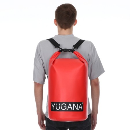 Yugana Germushka, PVC, waterproof 40 liters, two belts, red-13