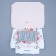 Confectionery packaging, a box with lamination "from March 8", 20 x 12 x 4 cm