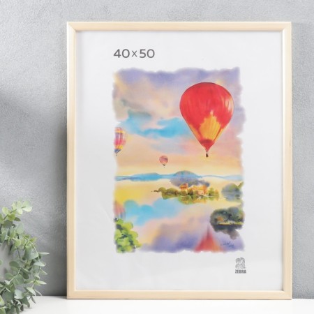 Photo frame wood 40x50 cm (1300) (plastic screen)-1