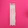 Straps silicone, fittings metal, 4 stripes, 1.5 cm, 37 cm, pair, color transparent