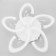 Causteen with PDU "Florence" LED 80W 3 modes 3000-6000k white 60x60x9 cm Bayerlux