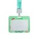 Horizontal badge 10 x 7.8 cm, internal size 5.2 x 8.2 cm, tape 42 cm, with a pattern of Dino