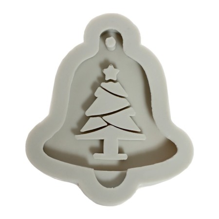 Set for experiments "Christmas toys. Bell with a Christmas tree ", from epoxy resin-5