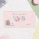 Money envelope "Happy Anniversary!" glitter, with flowers, 17x8 cm