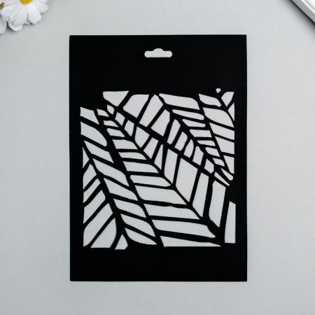 Plastic stencil "Gate No. 6" 14.5x20cm