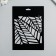 Plastic stencil "Gate No. 6" 14.5x20cm
