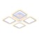 LED ceiling LED with Ambrella Light, Original, Fa441, 4XLED, 72 W, 5400LUM, 3000-6400K, white color, white