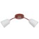 Causte "Online" (Tsil.) 2x15W E27 Model: BR 00285 red 50x15x15cm