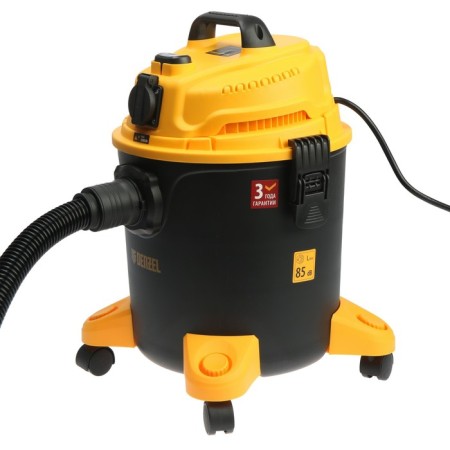 Denzel LVC20 construction vacuum cleaner, 1400 watts, 20 l, 3 m hose, carcinchronization socket-2
