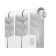 Bimetallic radiator Royal Thermo Revolution Bimetall, 500 x 80 mm, 8 sections, 1280 watts