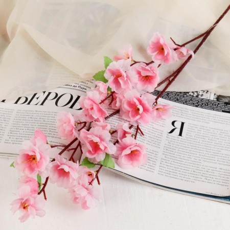 Artificial flowers "Sakura tenderness" 65 cm d-4.5 cm, pink