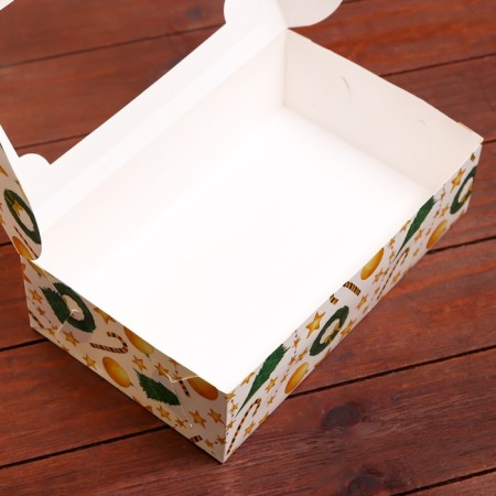 Folding box with the window "Stars and canes", 25 x 15 x 7 cm-3