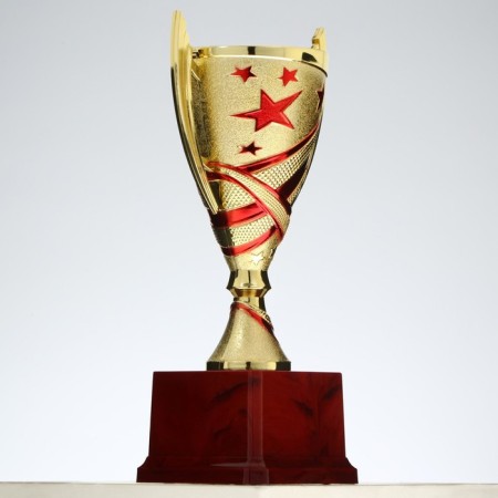 Cup 183b, award figure, gold, plastic stand, 20.5 × 9.5 × 7.5 cm.-4