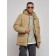 Extensive male winter park, size 56, beige color