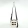 Bag Tap Cube, 16*15.5*15.5, lightning departure, string, white/black peas