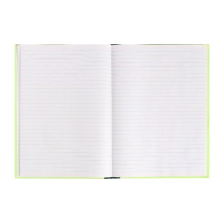 Book of accounting, 96 sheets, cardboard cover 7B, newspaper block, line, green color (imitation)-3