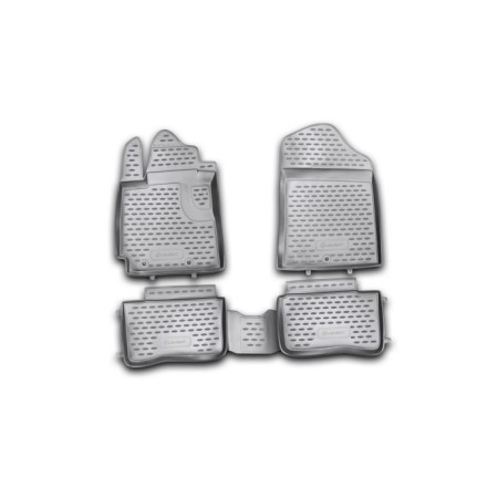 Rugs in the cabin Kia Picanto, 2011-2016 4 pcs. (polyurethane)
