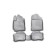 Rugs in the cabin Kia Picanto, 2011-2016 4 pcs. (polyurethane)