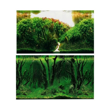 Background for the aquarium bilateral, 30 x 50 cm
