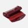 Women's wallet on the button, burgundy color